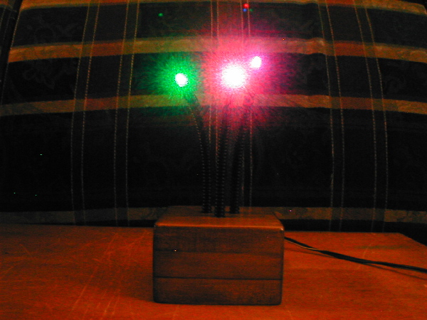 flashing and singing